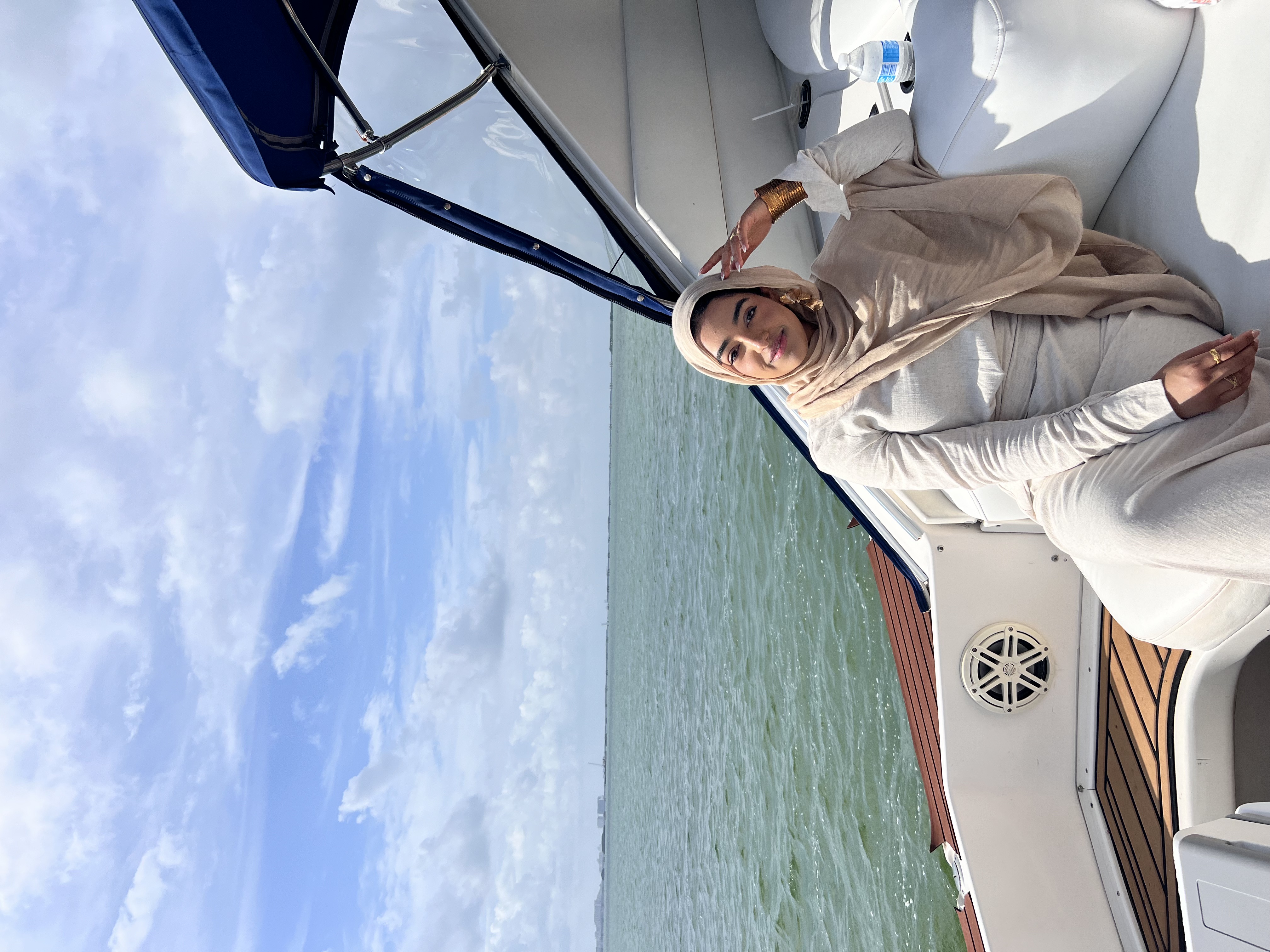 photo of Warisha on Boat